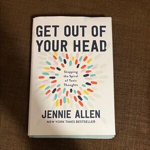Get Out of Your Head by Jennie Allen - White Cover with Multicolor Accents
